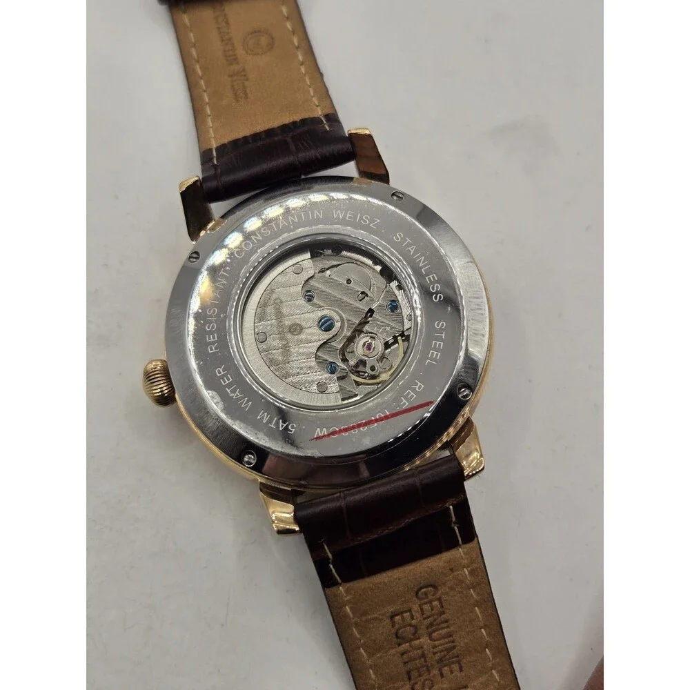 Constantin Weisz Rose Gold Tone Men's Multi-complication Automatic Watch. 46mm.